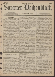 Sorauer Wochenblatt, No. 86. (24. Juli 1877)