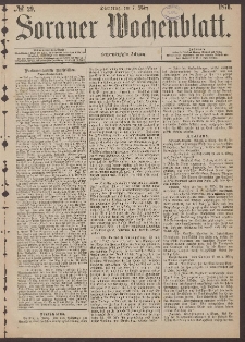 Sorauer Wochenblatt, No. 29. (7. M&auml;rz 1876)