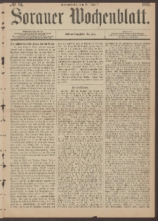 Sorauer Wochenblatt, No. 94. (11. August 1877)