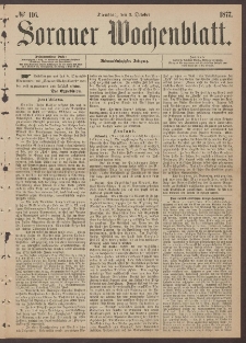 Sorauer Wochenblatt, No. 116. (2. October 1877)
