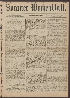 Sorauer Wochenblatt, No. 121. (13. October 1877)