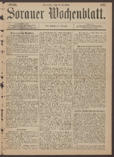 Sorauer Wochenblatt, No. 149. (18. December 1877)