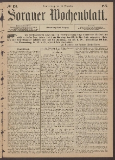 Sorauer Wochenblatt, No. 150. (20. December 1877)