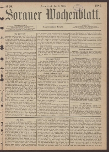 Sorauer Wochenblatt, No. 30. (8. März 1884)