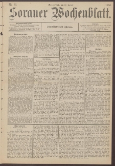 Sorauer Wochenblatt, Nr. 12. (30. Januar 1886)