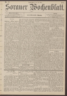 Sorauer Wochenblatt, Nr. 30. (13. März 1886)