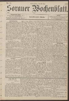 Sorauer Wochenblatt, Nr. 32. (18. März 1886)