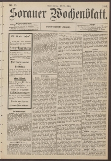 Sorauer Wochenblatt, Nr. 35. (25. März 1886)