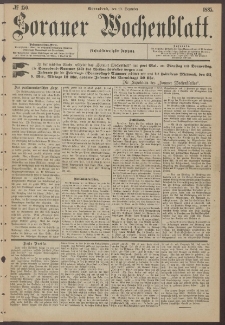 Sorauer Wochenblatt, No. 150. (19. December 1885)