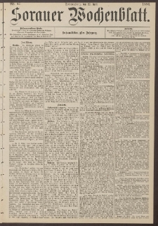 Sorauer Wochenblatt, Nr. 47. (22. April 1886)