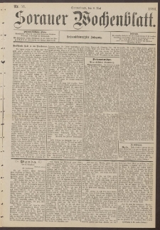 Sorauer Wochenblatt, Nr. 53. (8. Mai 1886)