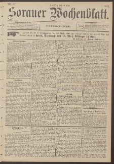 Sorauer Wochenblatt, Nr. 57. (18. Mai 1886)