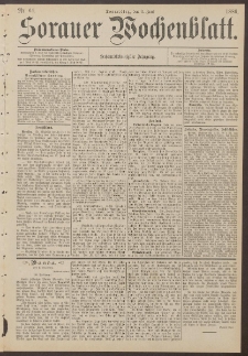 Sorauer Wochenblatt, Nr. 64. (3. Juni 1886)