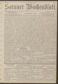 Sorauer Wochenblatt, Nr. 66. (8. Juni 1886)
