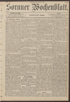 Sorauer Wochenblatt, Nr. 69. (17. Juni 1886)