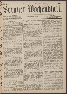 Sorauer Wochenblatt, No. 110. (16. September 1876)