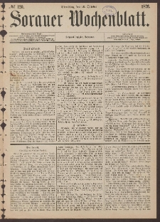 Sorauer Wochenblatt, No. 120. (10. Oktober 1876)