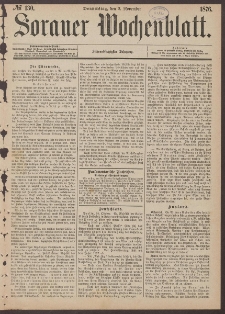 Sorauer Wochenblatt, No. 130. (2. November 1876)