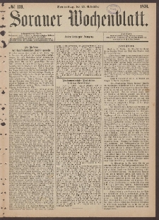 Sorauer Wochenblatt, No. 139. (23. November 1876)