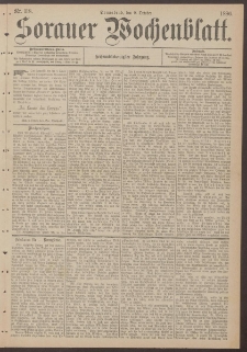 Sorauer Wochenblatt, Nr. 118. (9. October 1886)