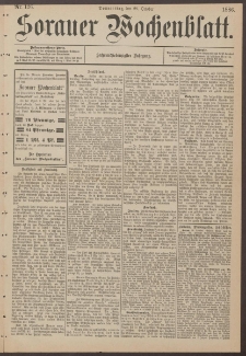 Sorauer Wochenblatt, Nr. 126. (28. October 1886)
