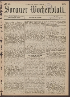 Sorauer Wochenblatt, No. 151. (21. December 1876)