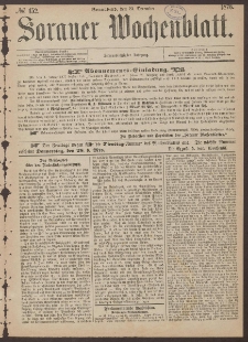Sorauer Wochenblatt, No. 152. (23. December 1876)