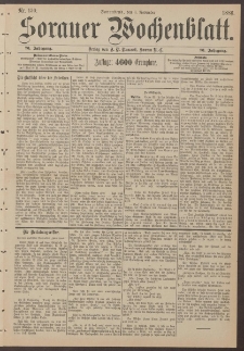 Sorauer Wochenblatt, Nr. 130. (6. November 1886)