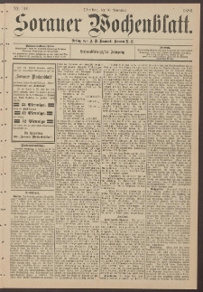 Sorauer Wochenblatt, Nr. 140. (30. November 1886)