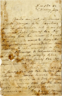 [List Radolińskiej do Józefa Mielżynskiego]