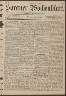 Sorauer Wochenblatt, Nr. 8. (18. Januar 1887)