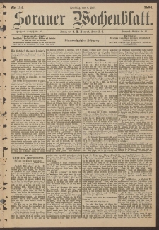 Sorauer Wochenblatt, Nr. 154. (6. Juli 1894)