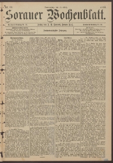 Sorauer Wochenblatt, Nr. 30. (10. März 1892)