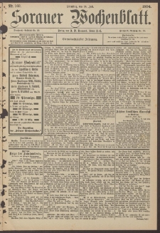 Sorauer Wochenblatt, Nr. 169. (24. Juli 1894)
