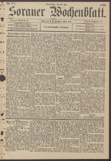 Sorauer Wochenblatt, Nr. 171. (26. Juli 1894)