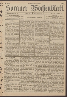 Sorauer Wochenblatt, Nr. 193. (21. August 1894)