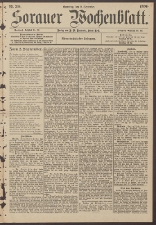 Sorauer Wochenblatt, Nr. 204. (2. September 1894)