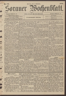 Sorauer Wochenblatt, Nr. 208. (7. September 1894)