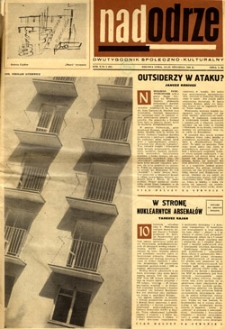 Nadodrze: dwutygodnik społeczno-kulturalny, 15-30 stycznia 1966