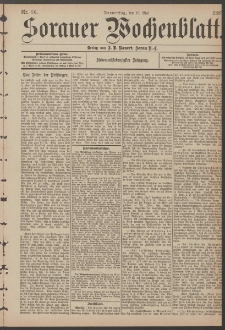 Sorauer Wochenblatt, Nr. 56. (12. Mai 1887)