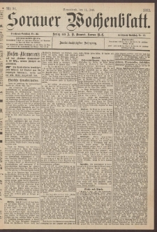 Sorauer Wochenblatt, Nr. 94. (11. Juni 1892)