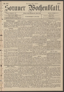 Sorauer Wochenblatt, Nr. 232. (5. Oktober 1894)