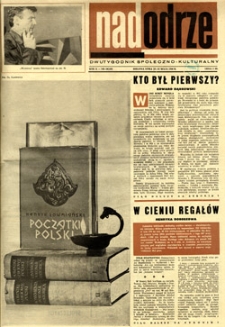 Nadodrze: dwutygodnik społeczno-kulturalny, 15-31 maja 1966