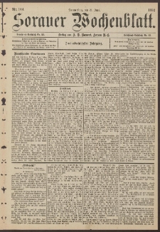Sorauer Wochenblatt, Nr. 104. (23. Juni 1892)
