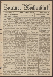 Sorauer Wochenblatt, Nr. 238. (12. Oktober 1894)