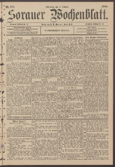 Sorauer Wochenblatt, Nr. 242. (17. Oktober 1894)
