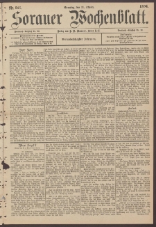 Sorauer Wochenblatt, Nr. 246. (21. Oktober 1894)