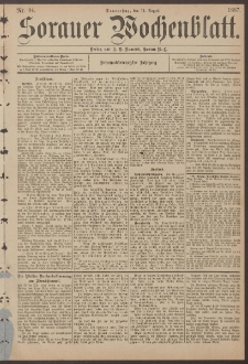 Sorauer Wochenblatt, Nr. 94. (11. August 1887)