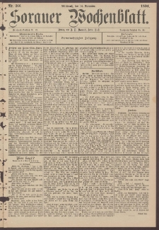 Sorauer Wochenblatt, Nr. 266. (14. November 1894)