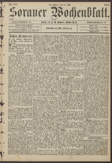Sorauer Wochenblatt, Nr. 130. (23. Juli 1892)